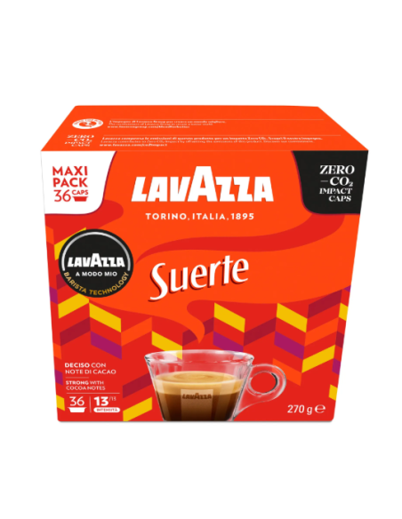 36 x 10 dosettes de café Lavazza Suerte compatibles A MODO MIO
