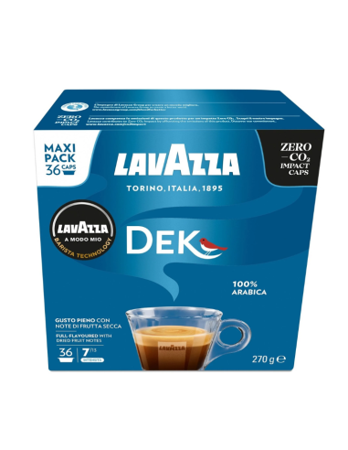 36 X 10 Capsule Lavazza A Modo Mio Dek Cremoso