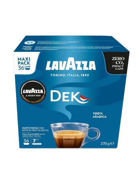 36 x 10 gélules Lavazza A Modo Mio Dek Cremoso