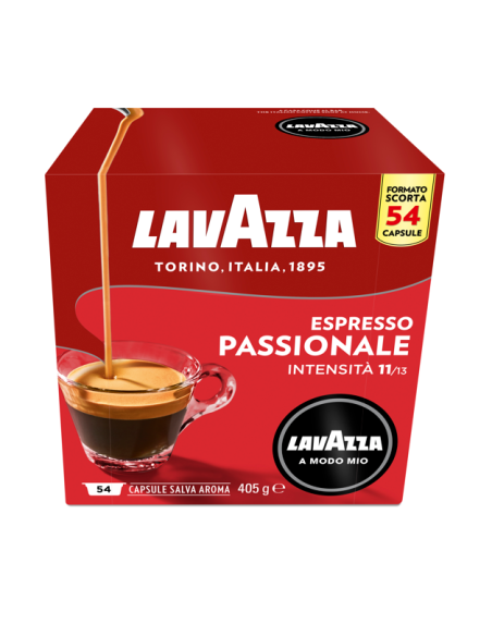 54 x 4  capsules de café Lavazza Passionale compatibles A MODO MIO
