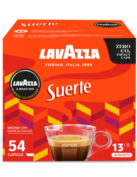 54 x 4 capsule caffè Lavazza Suerte compatibili A MODO MIO
