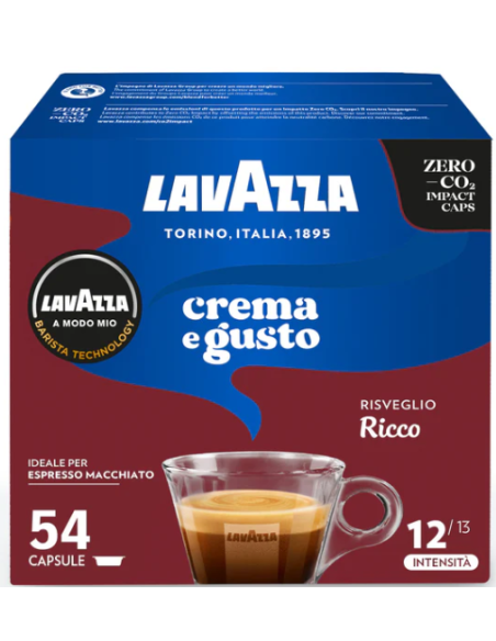 54 X 4 Capsule Lavazza A Modo Mio Qualità Crema e Gusto Ricco [0,18€/capsula]