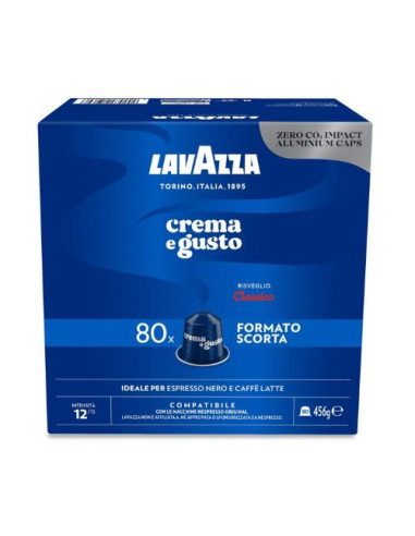 80 gélules Aluminium Lavazza Crème et saveur...