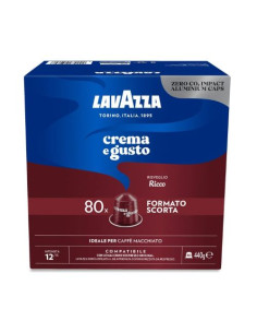 80 gélules Aluminium Lavazza Crème et saveur riche comp....