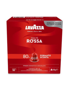 80 gélules en aluminium Lavazza Qualité Rouge comp....