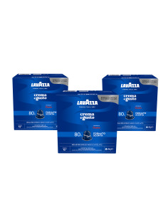 80x3 caps Alluminio Lavazza Crema e Gusto Classico comp....
