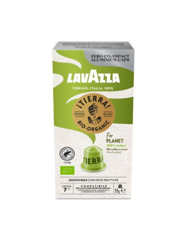 100 gélules en aluminium Lavazza Tierra Bio...