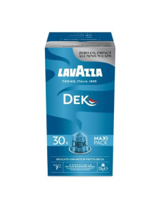 30 x 8 gélules en aluminium Lavazza Espresso Dek comp....