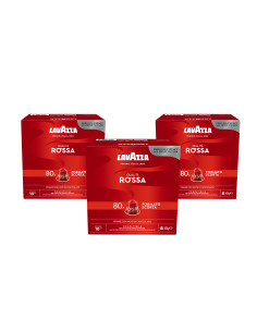 80x3 capsule Alluminio Lavazza Qualità Rossa comp....