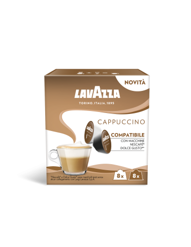 96 Capsule caffè Lavazza Cappuccino compatibile...