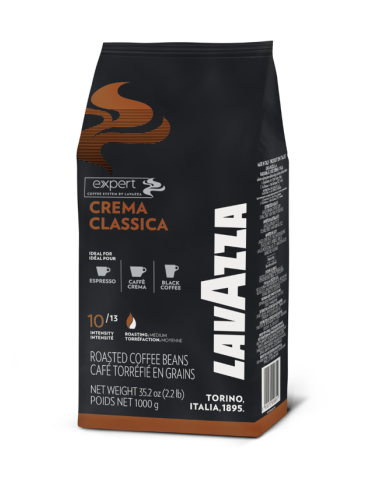 1 kg de café en grains Lavazza Crema Classica
