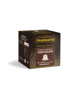 10 gélules Sandemetrio Chocolat Comp. Nespresso