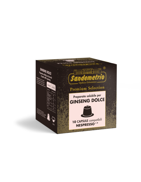 10 gélules Sandemetrio de ginseng doux Nespresso