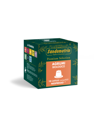 10 Capsule Sandemetrio Infuso Gusto Agrumi...