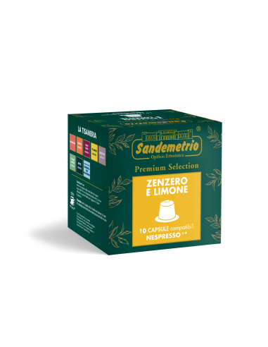 10 Capsule Sandemetrio Infuso Zenzero e Limone...