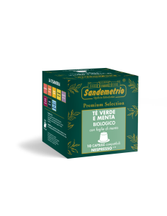 10 gélules Sandemetrio de thé vert et menthe compatibles...