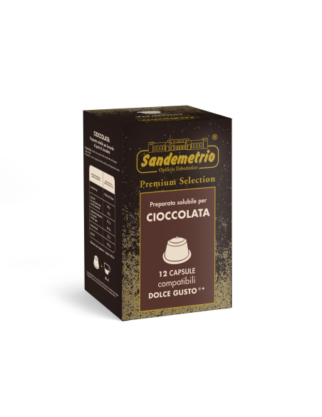 12 gélules Sandemetrio Chocolat Comp. Dolce Gusto