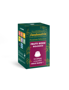 12 Capsule Sandemetrio Infuso Frutti Rossi Compatibili...