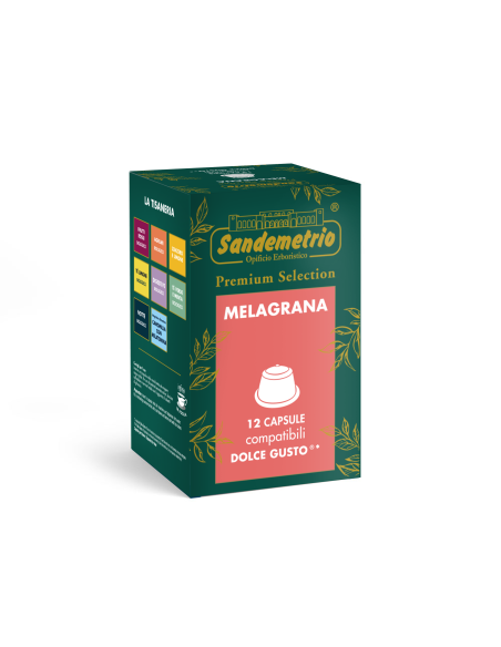 16 gélules Sandemetrio Infusion à la grenade Compatibles A Modo Mio