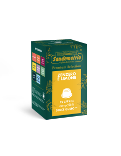 12 gélules Sandemetrio Infusion au gingembre et au citron...