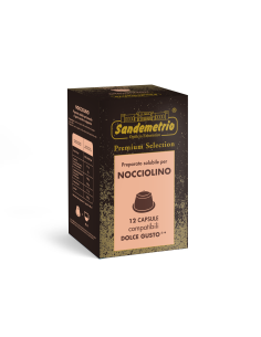 12 Capsule Sandemetrio Nocciolino Comp. Dolce Gusto