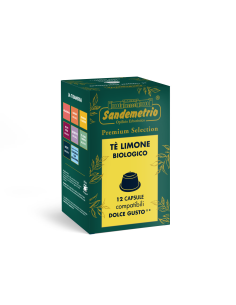 12 dosettes Sandemetrio de thé au citron compatibles avec...