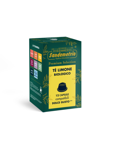 12 dosettes Sandemetrio de thé au citron...