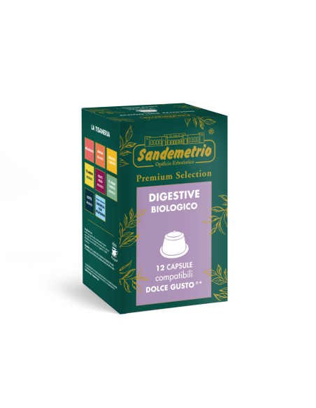 12 Capsule Sandemetrio Tisana Digestive Compatibili Dolce Gusto