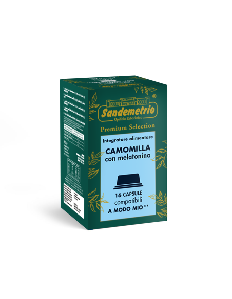 16 gélules Sandemetrio Camomille à la mélatonine A Modo Mio