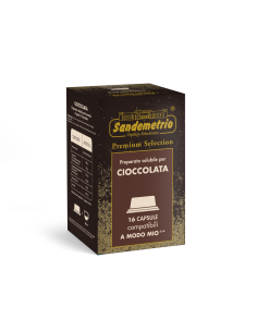 16 gélules Sandemetrio Chocolat Comp. A Modo Mio