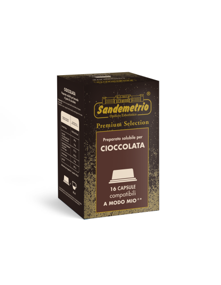 16 gélules Sandemetrio Chocolat Comp. A Modo Mio
