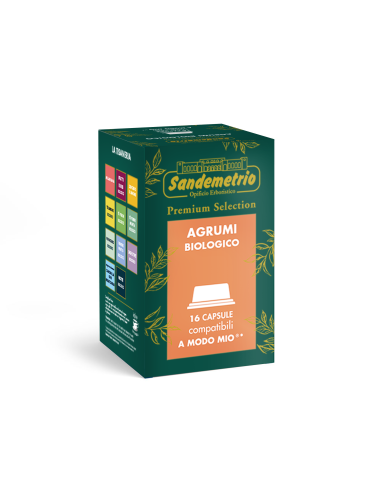 16 gélules Sandemetrio Infusion aux agrumes...