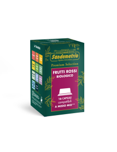 16 Capsule Sandemetrio Infuso Frutti Rossi Compatibili A...