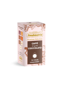18 Cialde Sandemetrio Caffè al Cioccolato [0,19€/cialda]