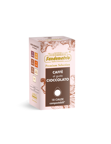 18 Cialde Sandemetrio Caffè al Cioccolato