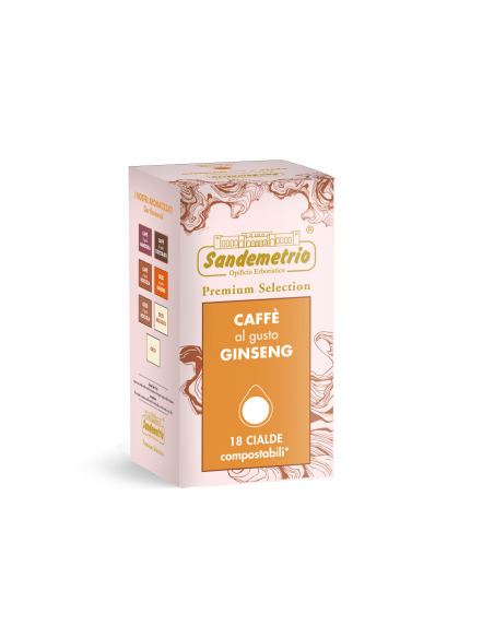 18 Cialde Sandemetrio Caffè al Ginseng