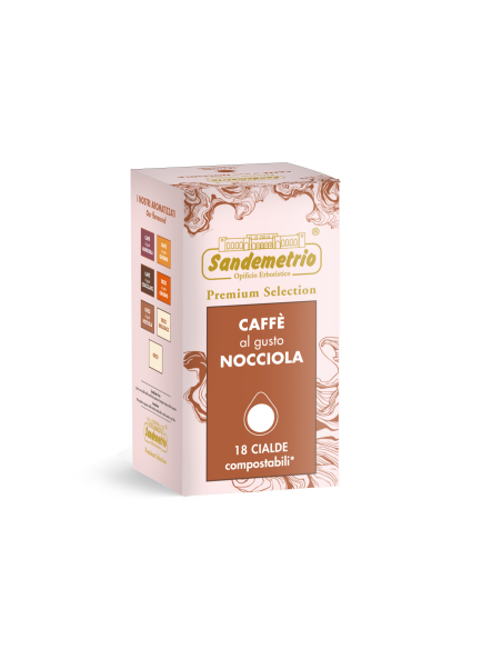 18 Cialde Sandemetrio Caffè alla Nocciola [0,19€/cialda]