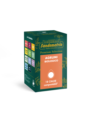 18 dosettes Sandemetrio Infusion aux agrumes