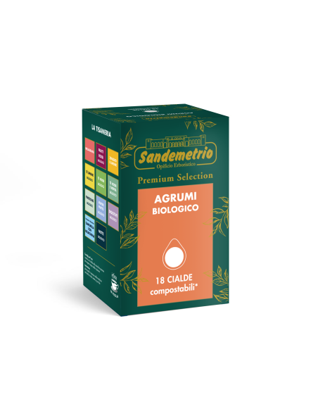 18 dosettes Sandemetrio Infusion aux agrumes
