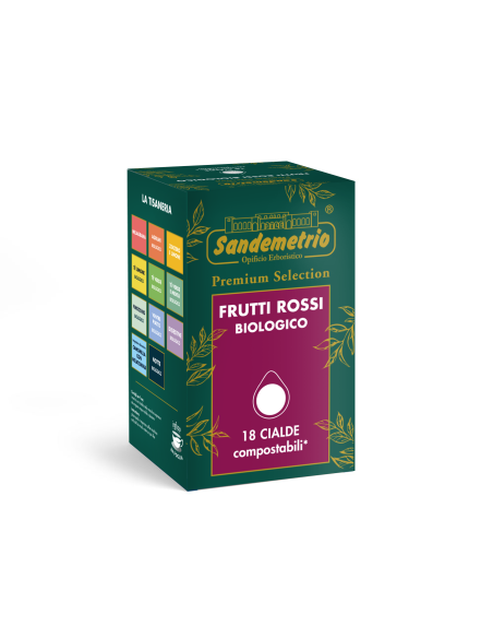 18 Cialde Sandemetrio Infuso Gusto Frutti Rossi