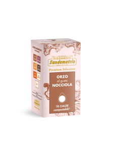 18 dosettes Sandemetrio Orzo aux noisettes