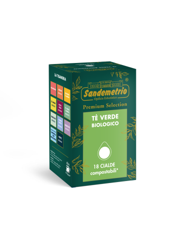 18 dosettes Sandemetrio de thé vert