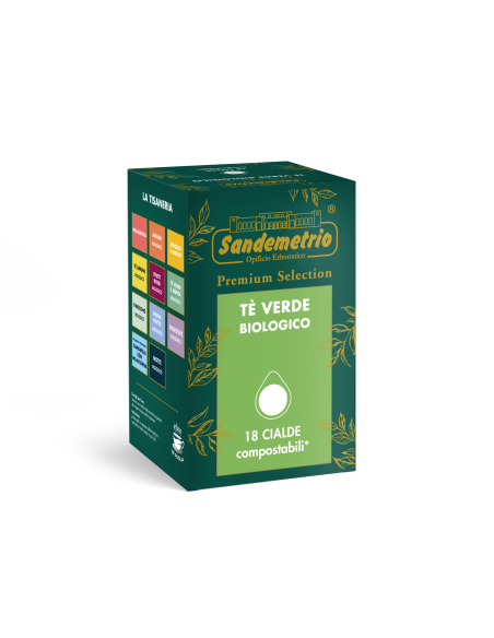 18 dosettes Sandemetrio de thé vert