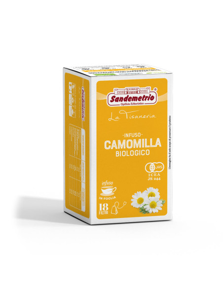 18 filtres Sandemetrio Infusion de camomille