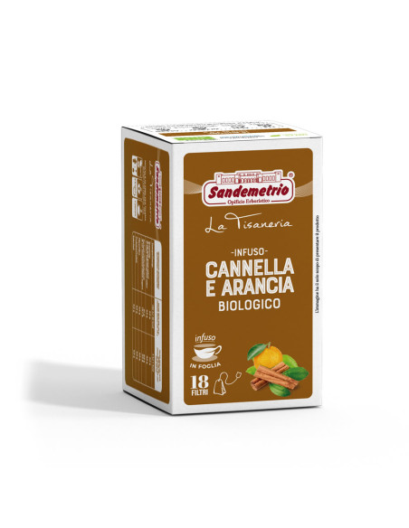 18 Filtri Sandemetrio Infuso Cannella e Arancia [0,12€/filtro]