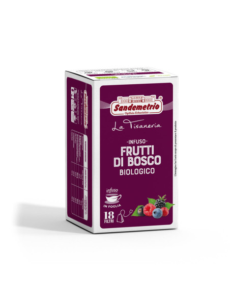 18 Filtri Sandemetrio Infuso Frutti di Bosco