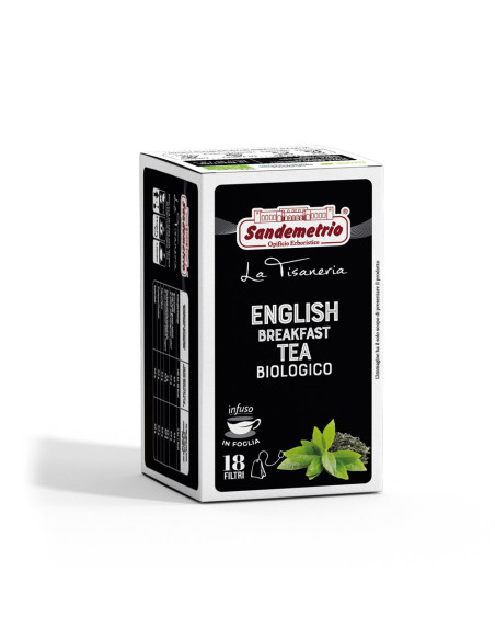 18 sachets de thé English Breakfast Sandemetrio
