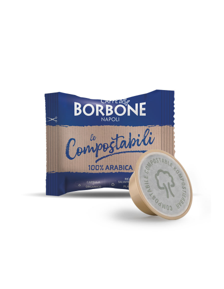 50 gélules Borbone 100 % Arabica, compostables Lavazza A Modo Mio