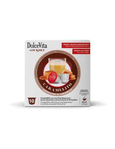 10 gélules Dolce Vita Caramelito compatibles...