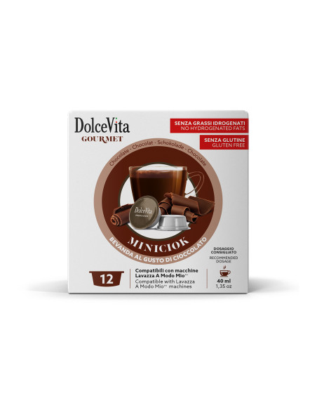 12 capsules Dolce Vita Miniciock compatibles A Modo Mio